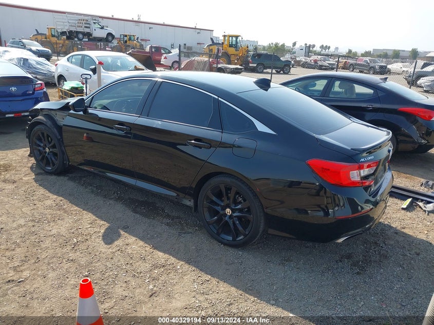 VIN 1HGCV1F3XJA021571 2018 HONDA ACCORD SPORT