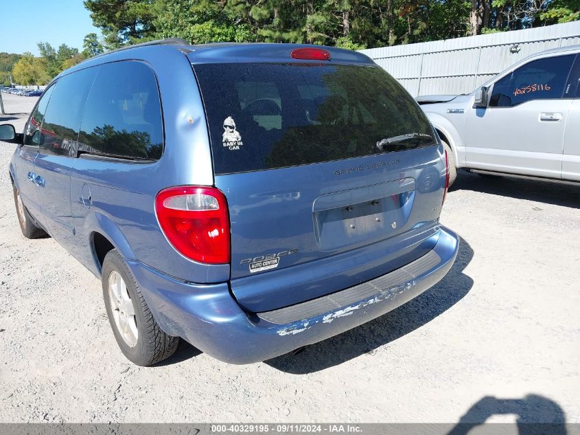 2007 Dodge Grand Caravan Sxt VIN: 2D4GP44L87R344099 Lot: 40329195