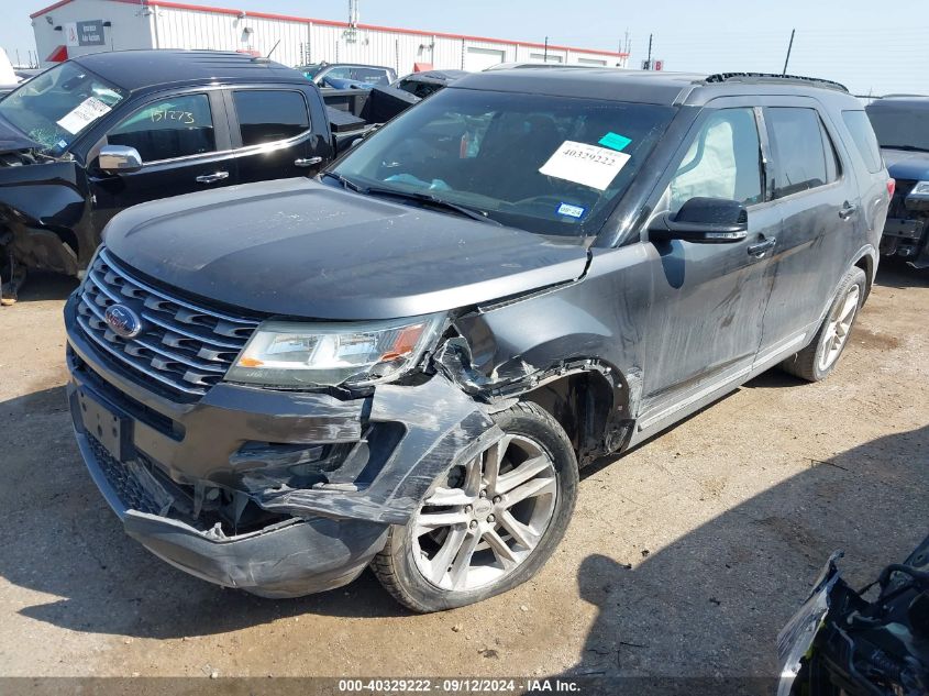 1FM5K7D86HGA68942 2017 FORD EXPLORER - Image 2