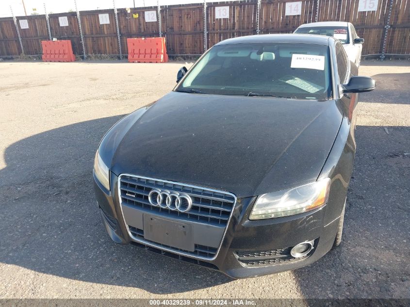 2012 Audi A5 2.0T Premium VIN: WAULFAFR9CA005328 Lot: 40329239