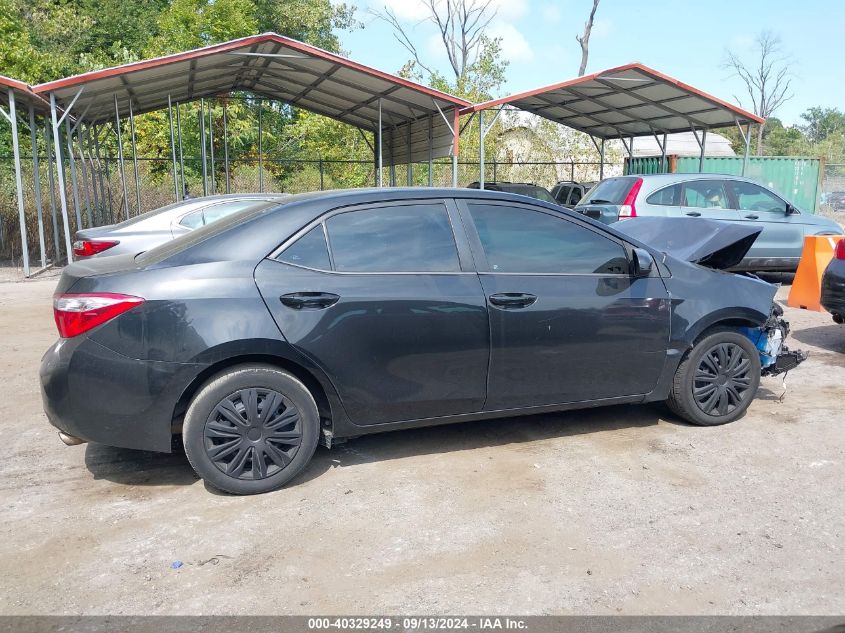 2016 Toyota Corolla Le VIN: 2T1BURHE7GC699726 Lot: 40329249