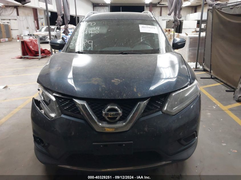 2015 Nissan Rogue S/Sl/Sv VIN: KNMAT2MT0FP563089 Lot: 40329251