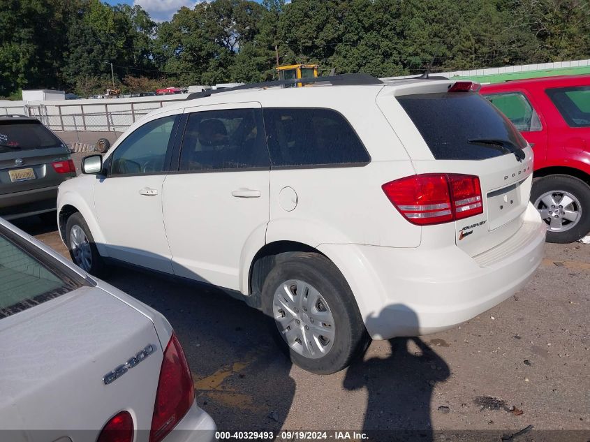 2017 Dodge Journey Se VIN: 3C4PDCAB5HT710093 Lot: 40329493