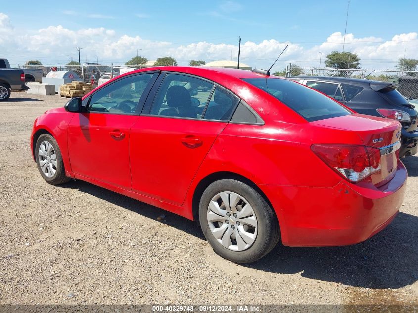 2016 Chevrolet Cruze Limited Ls Auto VIN: 1G1PC5SH3G7111173 Lot: 40329748