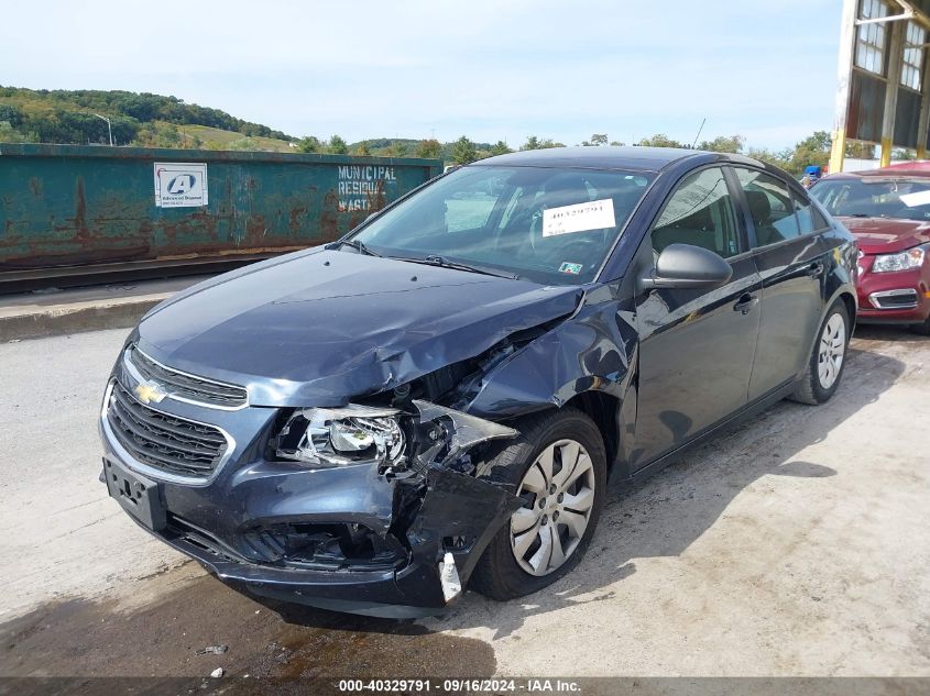 2015 Chevrolet Cruze Ls Auto VIN: 1G1PA5SG3F7184264 Lot: 40329791