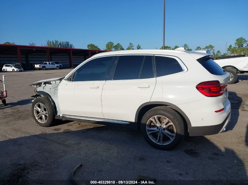 2021 BMW X3 Sdrive30I VIN: 5UXTY3C09M9G39760 Lot: 40329818