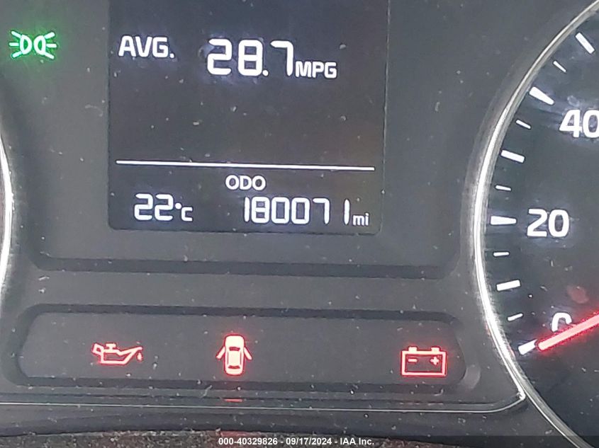 2017 Kia Forte Lx VIN: 3KPFK4A7XHE036336 Lot: 40329826