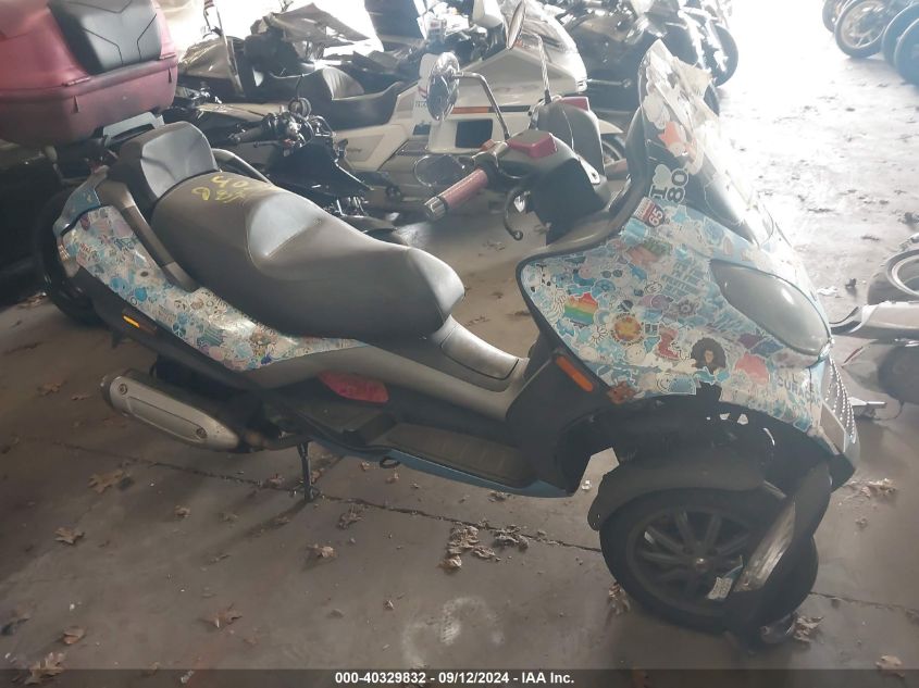 2007 Piaggio Mp3 VIN: ZAPM479M075002704 Lot: 40329832