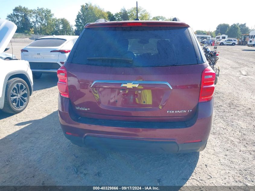 2016 Chevrolet Equinox Lt VIN: 2GNALCEK9G6280940 Lot: 40329866