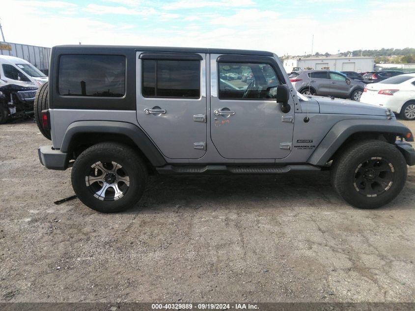 2014 Jeep Wrangler Unlimited Sport VIN: 1C4BJWDG8EL139637 Lot: 40329889