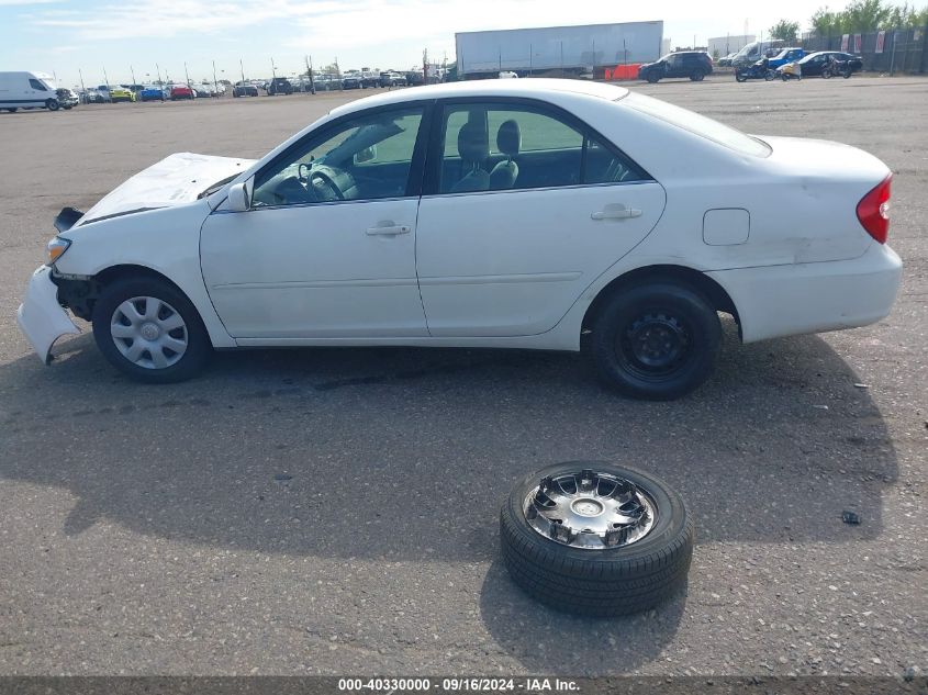 2003 Toyota Camry Le VIN: 4T1BE32K63U203168 Lot: 40330000