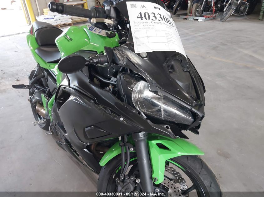 2023 Kawasaki Ex650 R VIN: ML5EXER18PDA88113 Lot: 40330031