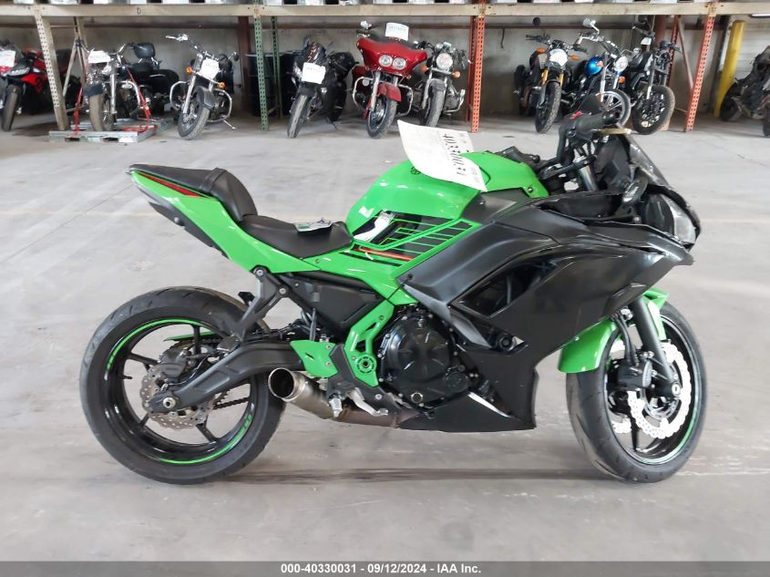 2023 Kawasaki Ex650 R VIN: ML5EXER18PDA88113 Lot: 40330031