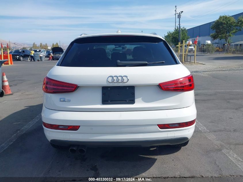 2018 Audi Q3 2.0T Premium/2.0T Sport Premium VIN: WA1BCCFS9JR007904 Lot: 40330032