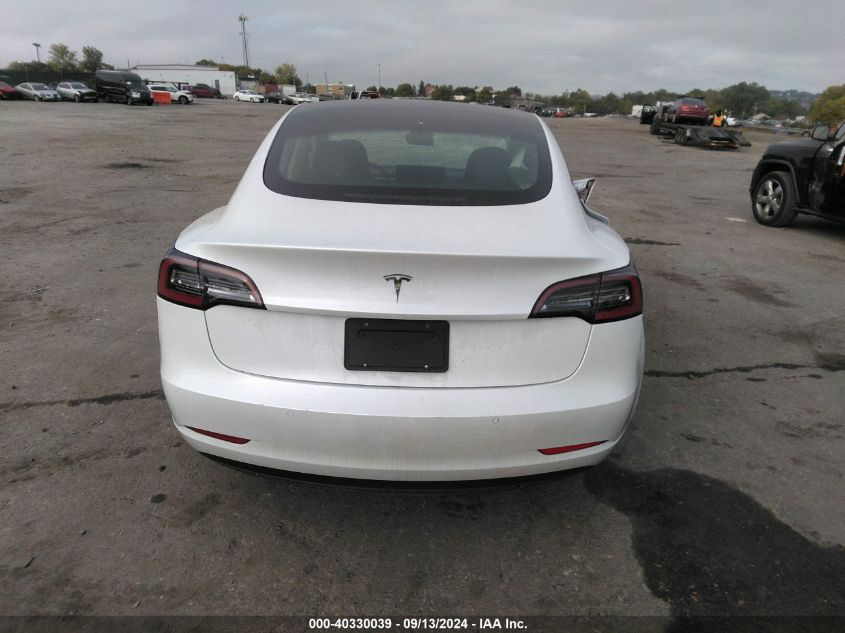 2022 Tesla Model 3 VIN: 5YJ3E1EA2NF286884 Lot: 40330039