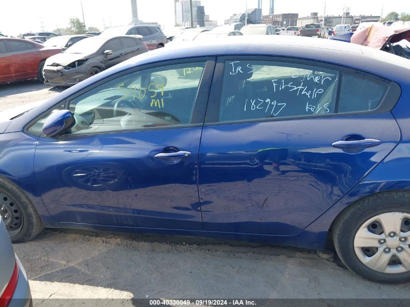 2018 Kia Forte Lx VIN: 3KPFL4A71JE182997 Lot: 40330049