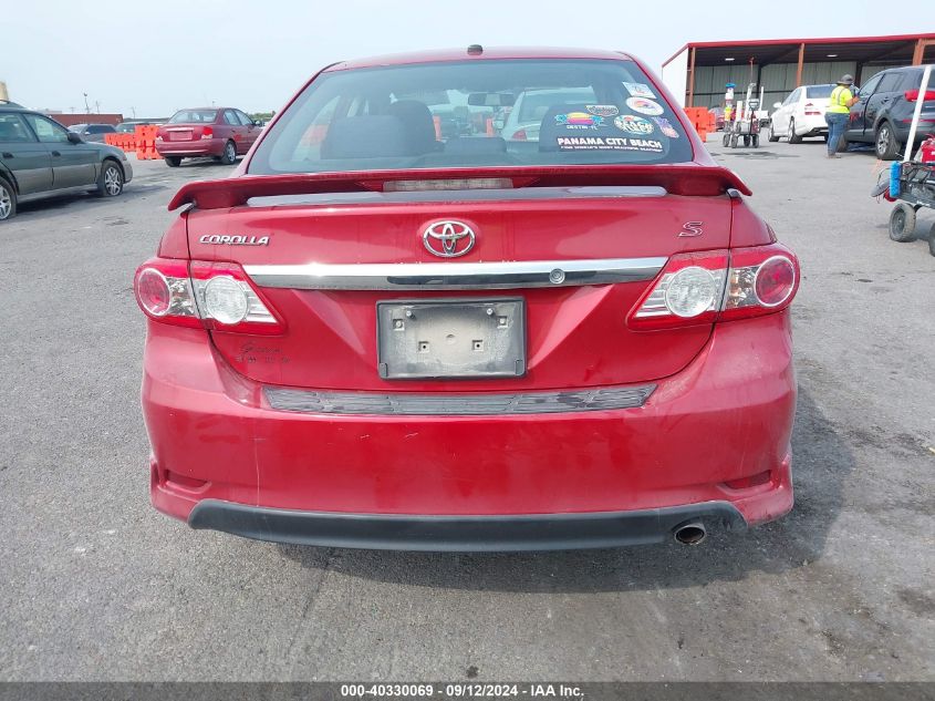 2011 Toyota Corolla S VIN: 2T1BU4EE8BC681526 Lot: 40330069