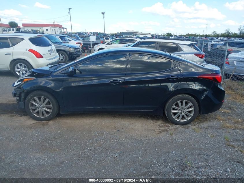 2014 Hyundai Elantra Se VIN: 5NPDH4AE0EH532144 Lot: 40330092