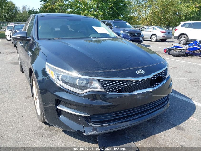 2016 Kia Optima Ex VIN: 5XXGU4L30GG058327 Lot: 40330103