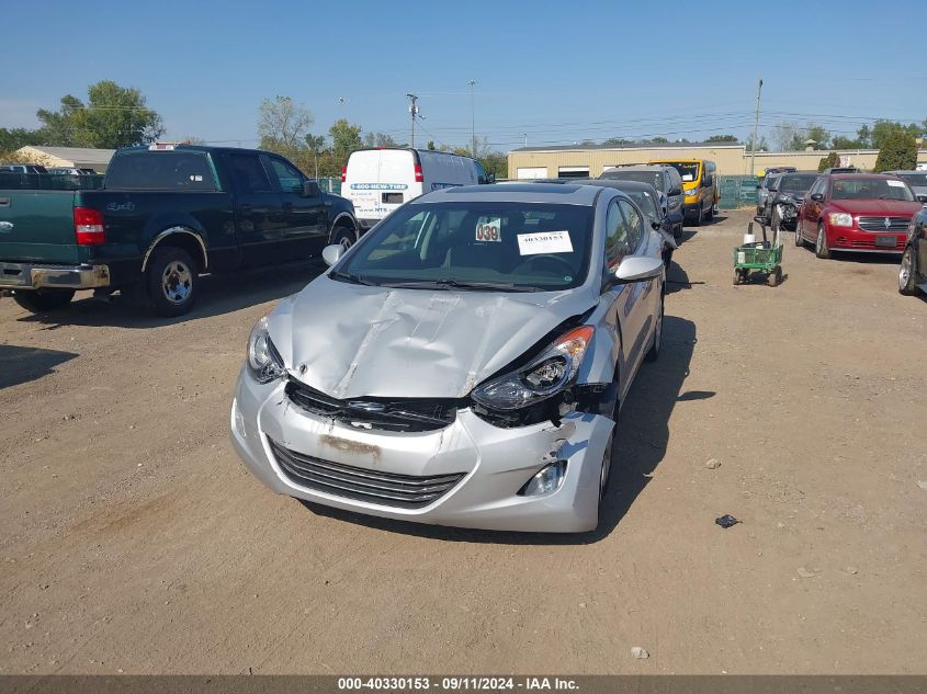 2013 Hyundai Elantra Limited VIN: KMHDH4AE8DU872965 Lot: 40330153