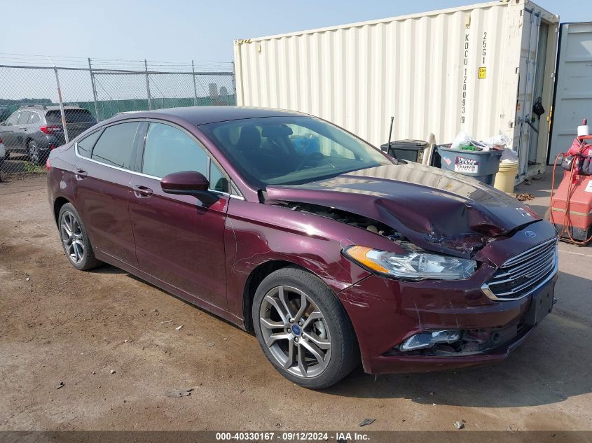 VIN 3FA6P0G79HR350236 2017 Ford Fusion, S no.1