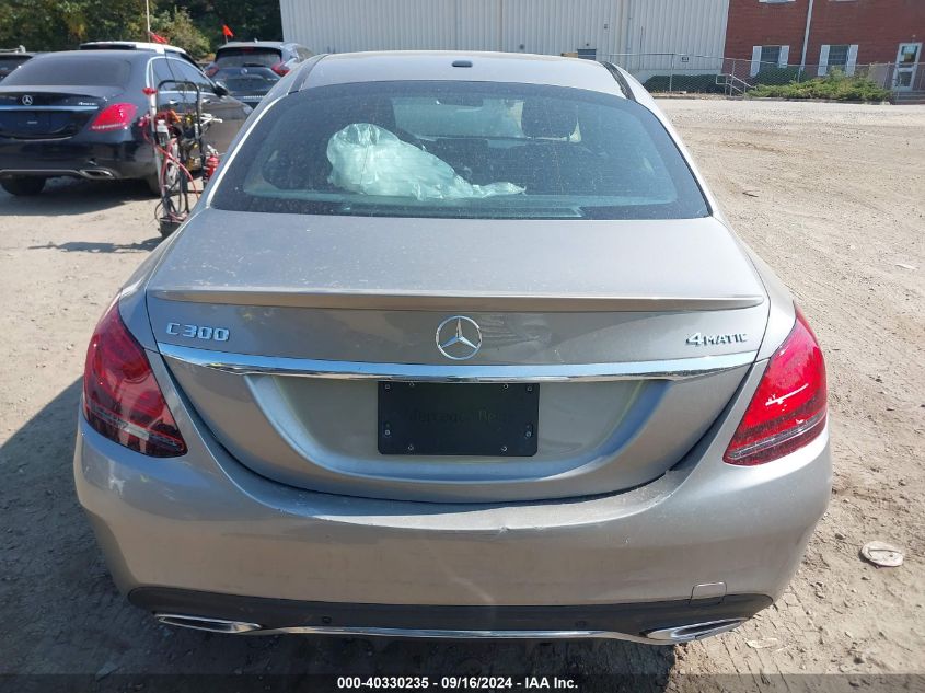 2020 Mercedes-Benz C 300 4Matic VIN: WDDWF8EBXLR561880 Lot: 40330235