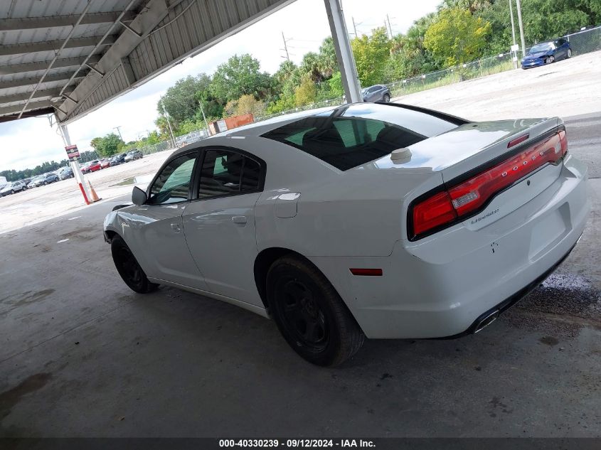 2013 Dodge Charger Police VIN: 2C3CDXAT5DH593458 Lot: 40330239