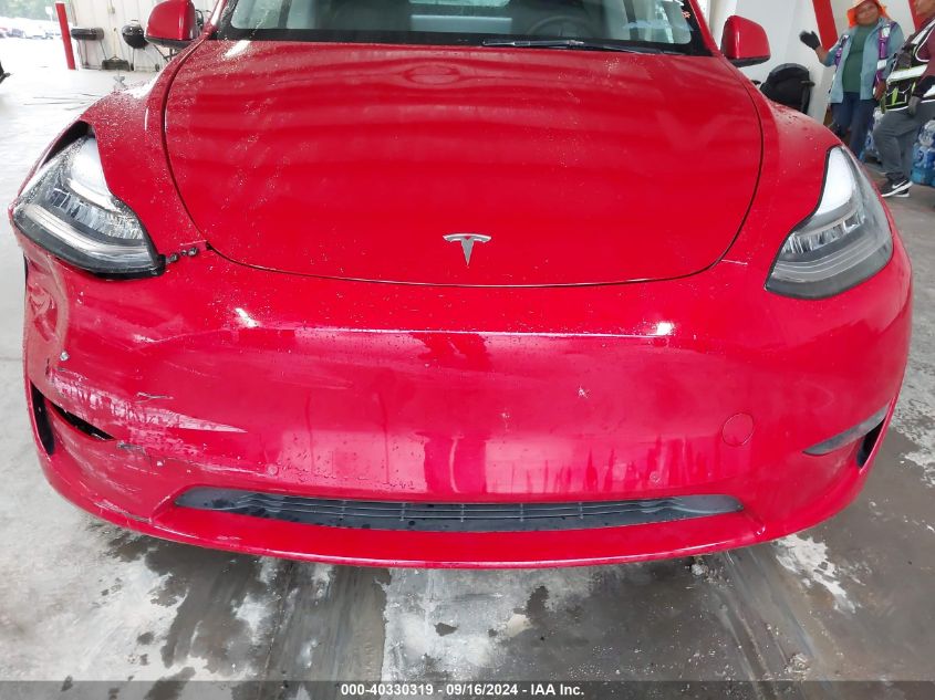 2022 Tesla Model Y Long Range Dual Motor All-Wheel Drive VIN: 7SAYGDEE4NA004913 Lot: 40330319