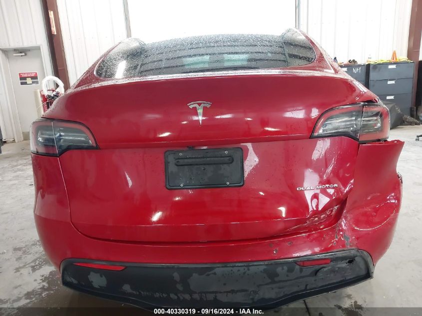 2022 TESLA MODEL Y LONG RANGE DUAL MOTOR ALL-WHEEL DRIVE - 7SAYGDEE4NA004913