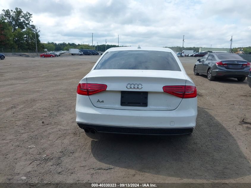 2015 Audi A4 Premium VIN: WAUAFAFL6FN031904 Lot: 40330323