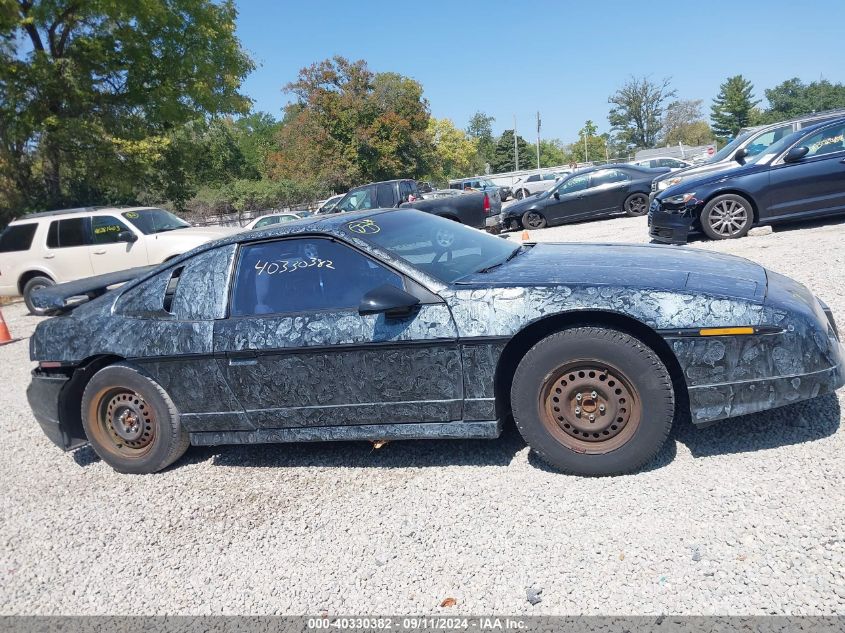 1988 Pontiac Fiero Gt VIN: 1G2PG1199JP206864 Lot: 40330382