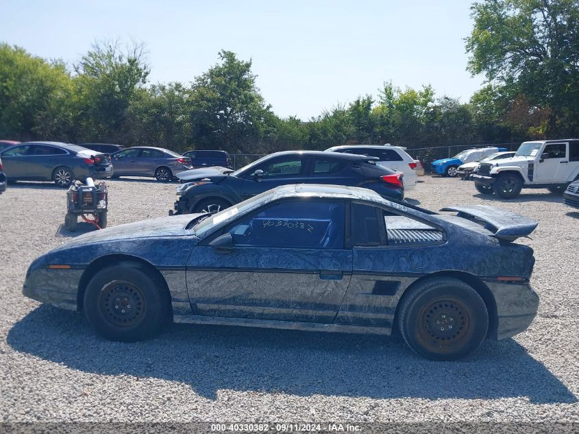 1988 Pontiac Fiero Gt VIN: 1G2PG1199JP206864 Lot: 40330382