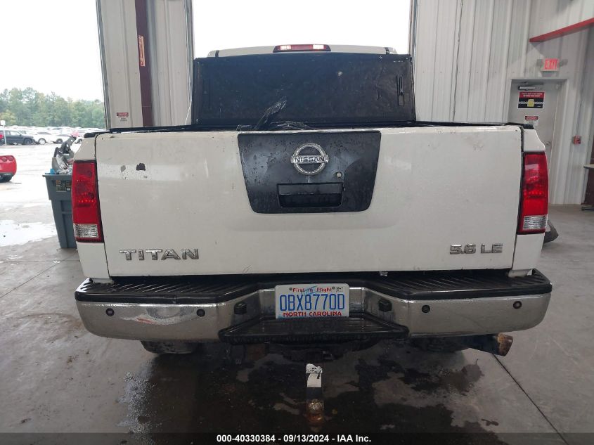 2008 Nissan Titan Le VIN: 1N6AA07C28N304783 Lot: 40330384