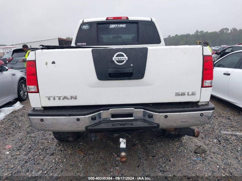 2008 Nissan Titan Le VIN: 1N6AA07C28N304783 Lot: 40330384