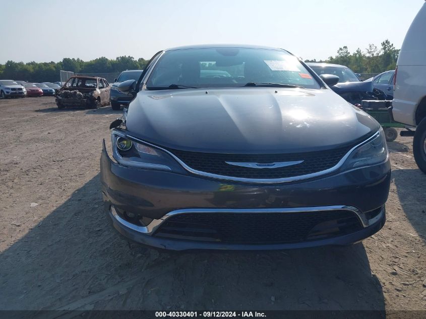 2015 Chrysler 200 C VIN: 1C3CCCCG2FN582178 Lot: 40330401