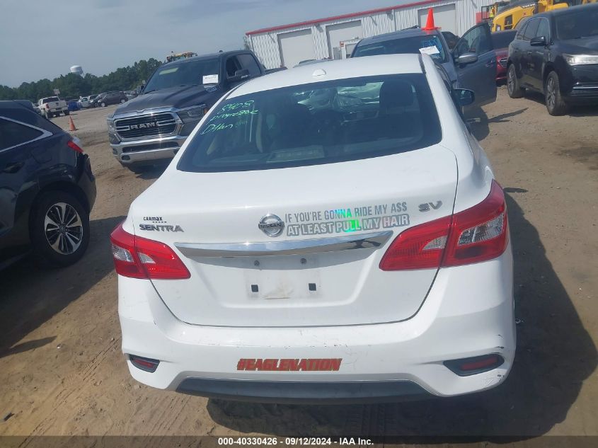 2017 Nissan Sentra Sv VIN: 3N1AB7AP4HY400988 Lot: 40330426