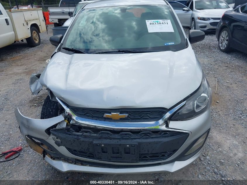 2020 Chevrolet Spark Fwd Ls Automatic VIN: KL8CB6SA8LC418964 Lot: 40330451