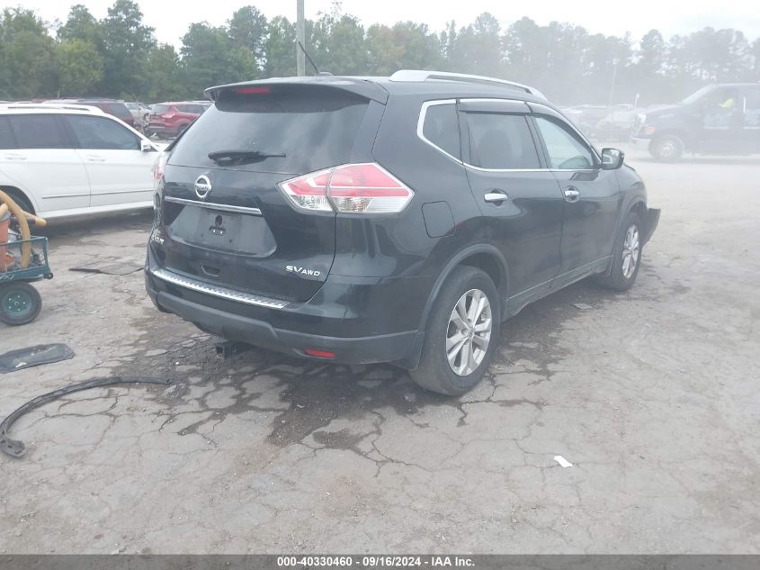 VIN KNMAT2MV9GP616293 2016 Nissan Rogue, S/Sl/Sv no.4