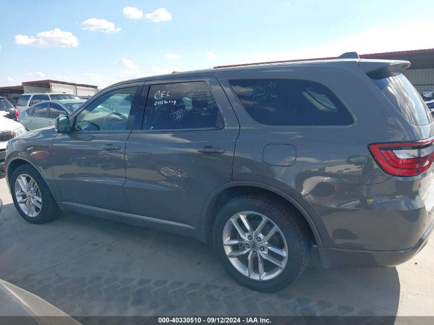 2022 Dodge Durango Gt Plus Rwd VIN: 1C4RDHDG2NC130160 Lot: 40330510