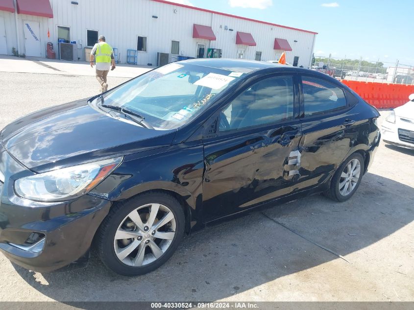 2013 Hyundai Accent Gls VIN: KMHCU4AE4DU381526 Lot: 40330524