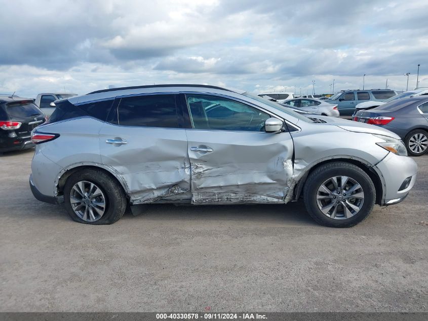 2018 Nissan Murano Sv VIN: 5N1AZ2MG4JN115293 Lot: 40330578