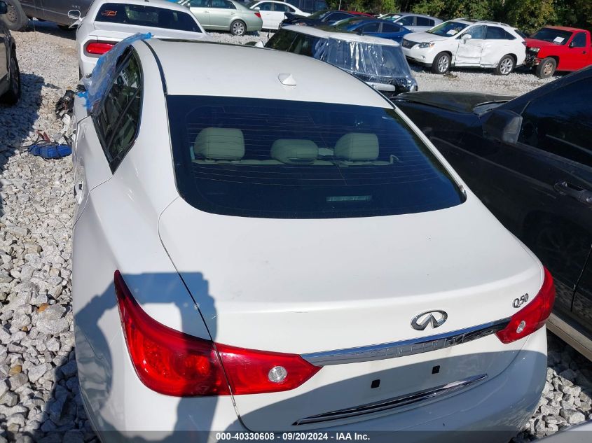 2014 Infiniti Q50 Premium VIN: JN1BV7AP7EM679539 Lot: 40330608