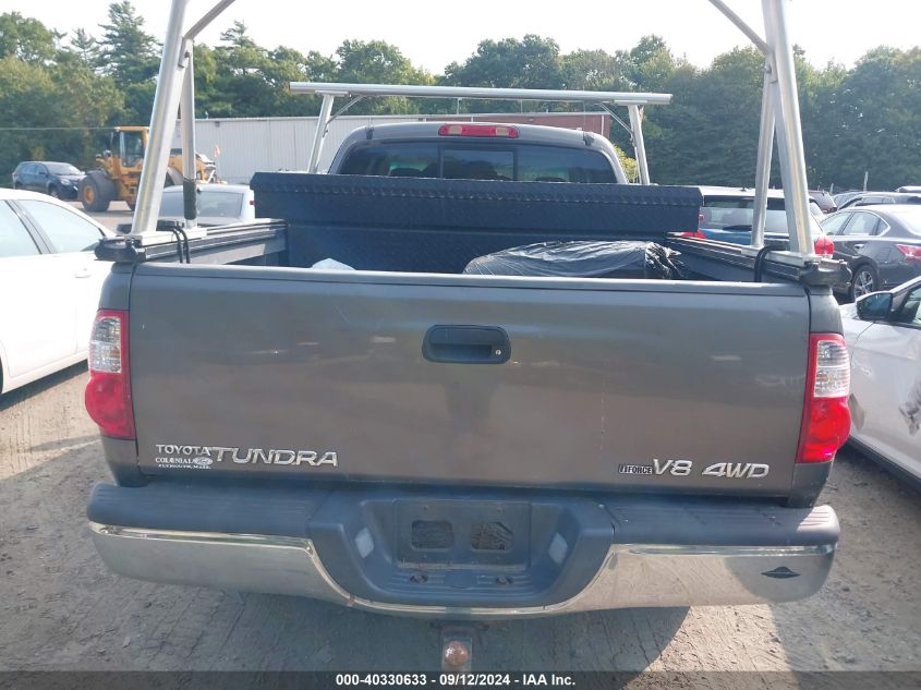 2006 Toyota Tundra Sr5 V8 VIN: 5TBBT441X6S480623 Lot: 40330633