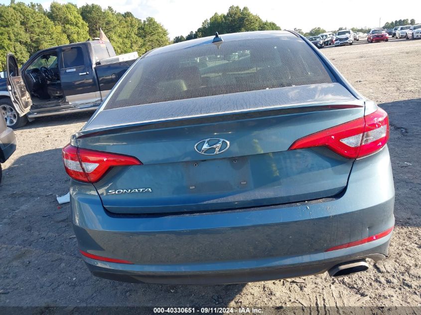 2017 Hyundai Sonata Se VIN: 5NPE24AF5HH498575 Lot: 40330651