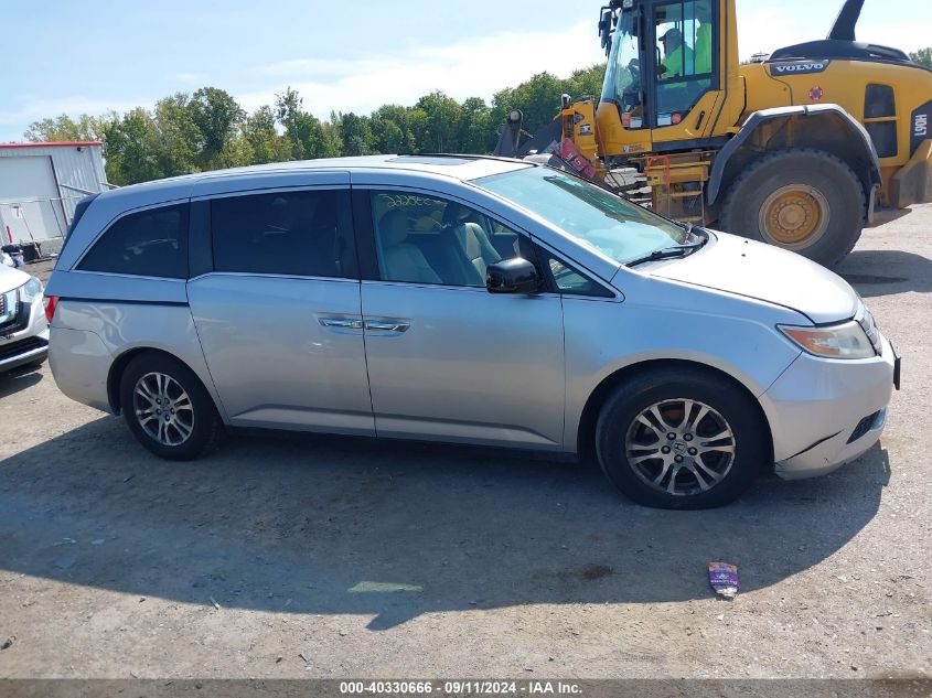 2013 Honda Odyssey Ex-L VIN: 5FNRL5H65DB031742 Lot: 40330666