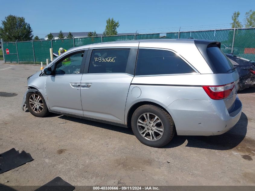 2013 Honda Odyssey Ex-L VIN: 5FNRL5H65DB031742 Lot: 40330666