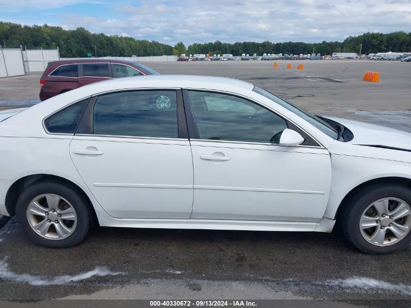 2012 Chevrolet Impala Ls VIN: 2G1WF5E39C1271908 Lot: 40330672