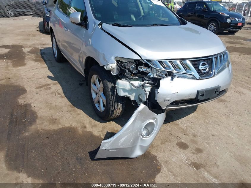 2010 Nissan Murano Sl VIN: JN8AZ1MW0AW119667 Lot: 40330719