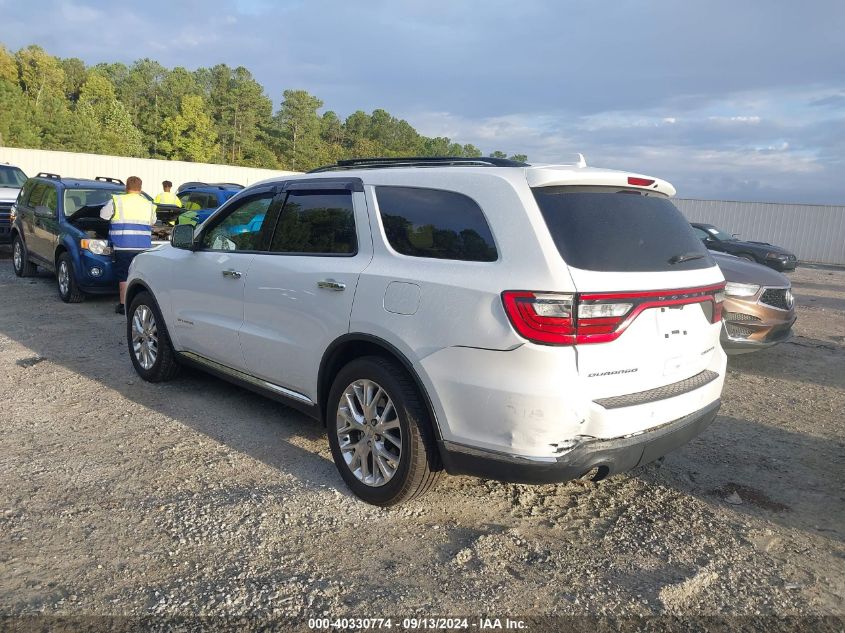 2015 Dodge Durango Citadel VIN: 1C4RDHEG2FC809751 Lot: 40330774