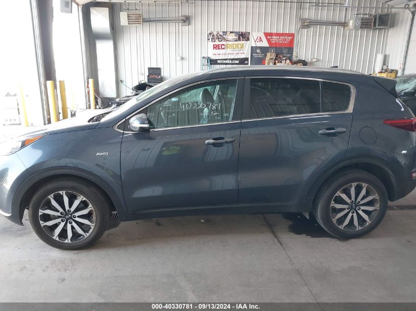 KNDPNCAC7J7354701 2018 Kia Sportage Ex